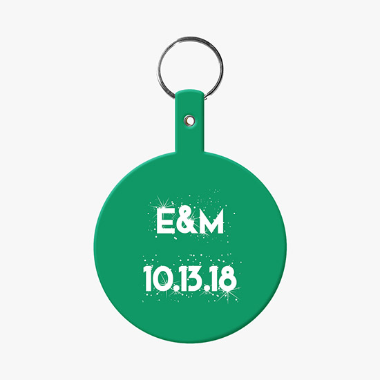 Flexible Key Tag - Large Circle