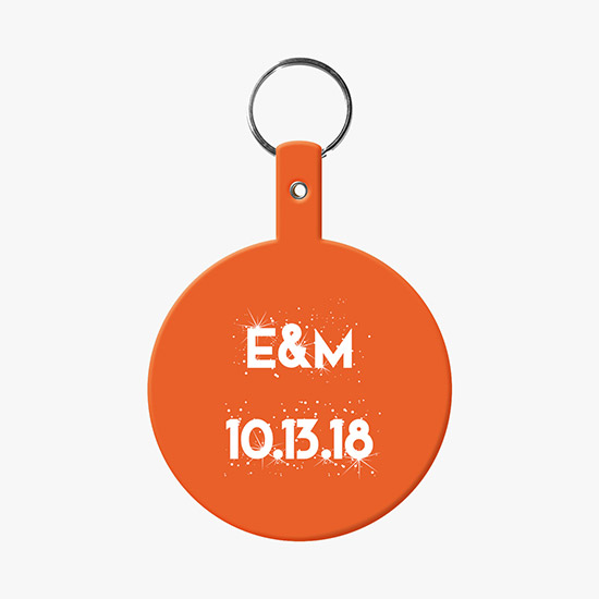 Flexible Key Tag - Large Circle