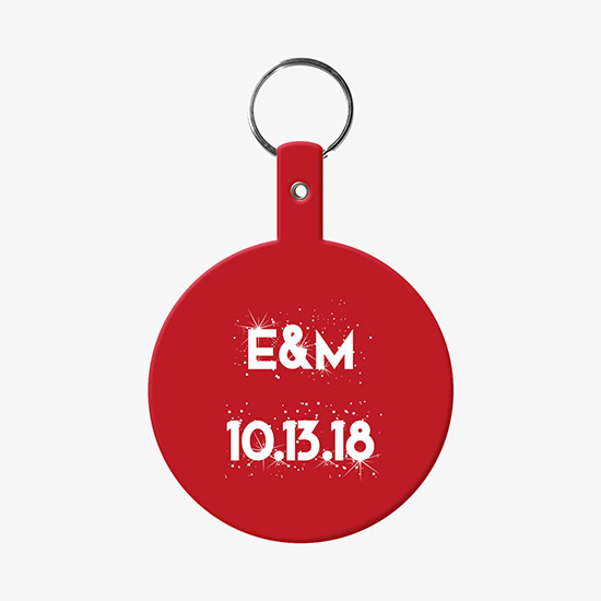 Flexible Key Tag - Large Circle