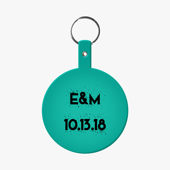 Flexible Key Tag - Large Circle