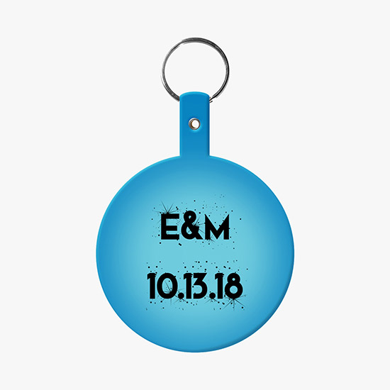 Flexible Key Tag - Large Circle