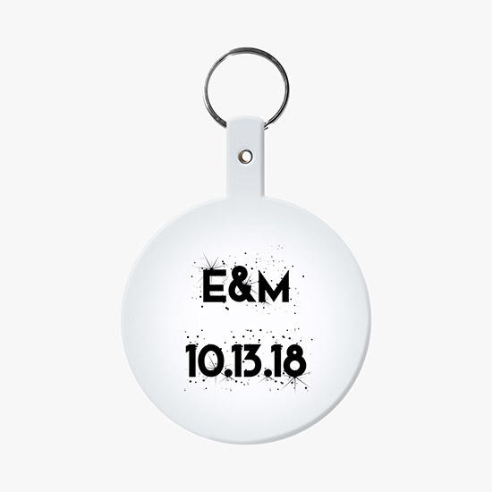 Flexible Key Tag - Large Circle