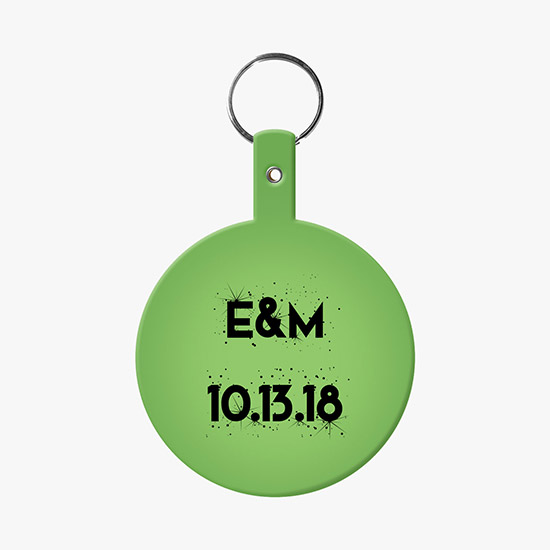 Flexible Key Tag - Large Circle