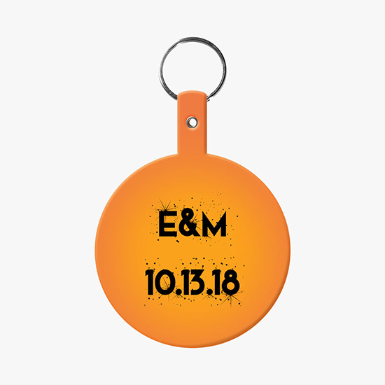 Flexible Key Tag - Large Circle