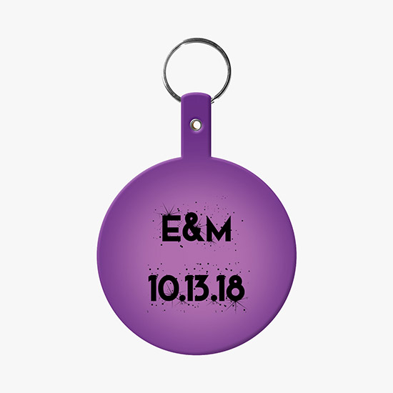 Flexible Key Tag - Large Circle