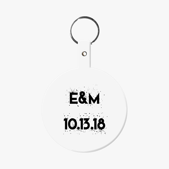 Flexible Key Tag - Large Circle