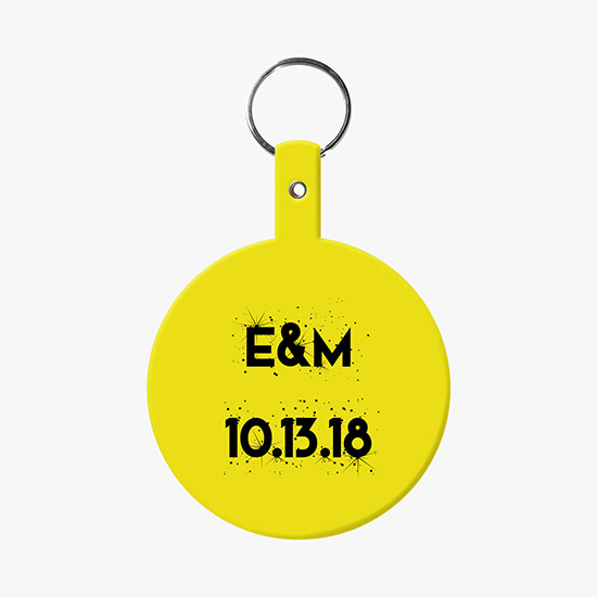 Flexible Key Tag - Large Circle