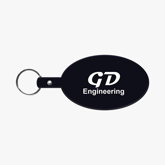 Flexible Key Tag - Large Oval