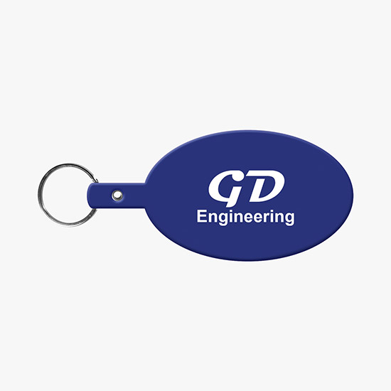 Flexible Key Tag - Large Oval