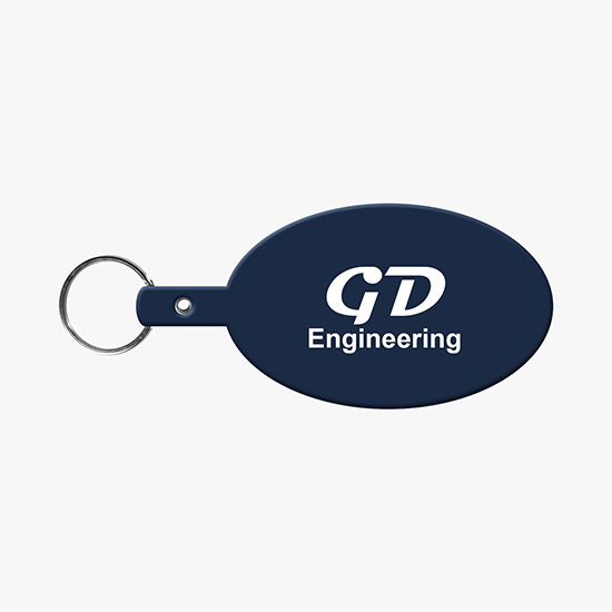 Flexible Key Tag - Large Oval
