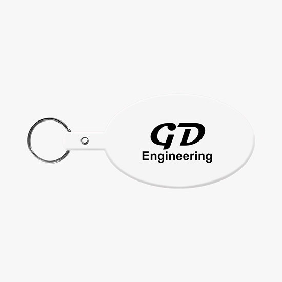 Flexible Key Tag - Large Oval