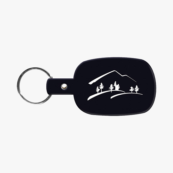 Flexible Key Tag - Rounded Rectangle