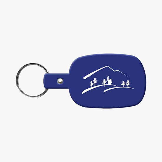 Flexible Key Tag - Rounded Rectangle