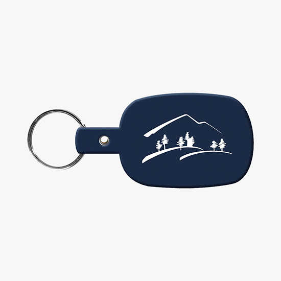 Flexible Key Tag - Rounded Rectangle