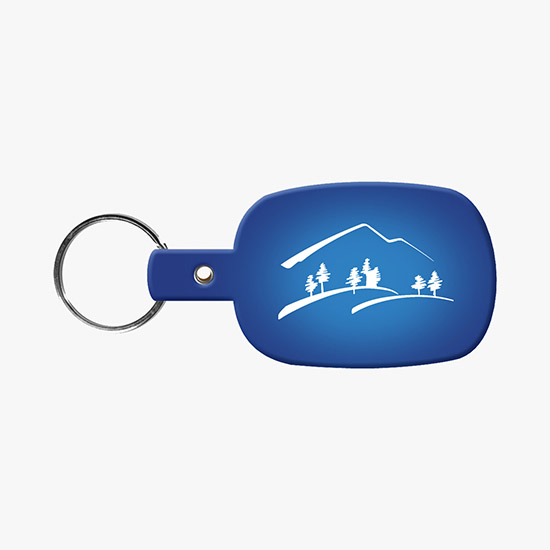 Flexible Key Tag - Rounded Rectangle