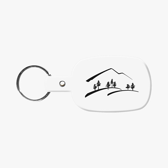 Flexible Key Tag - Rounded Rectangle