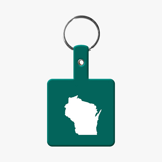 Flexible Key Tag - Square