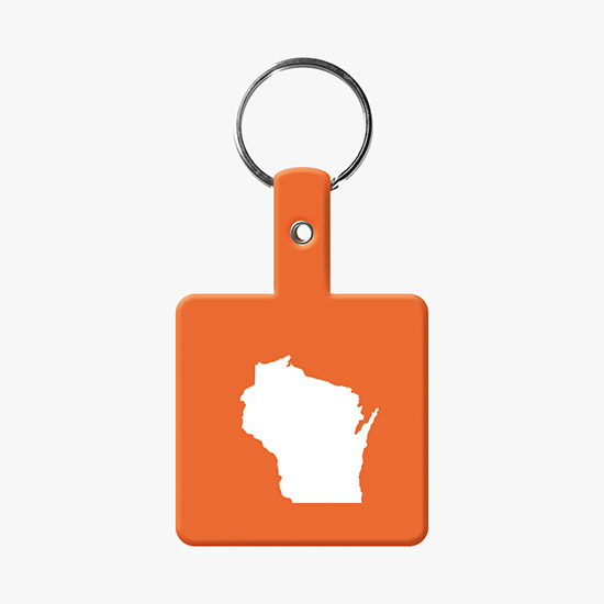 Flexible Key Tag - Square