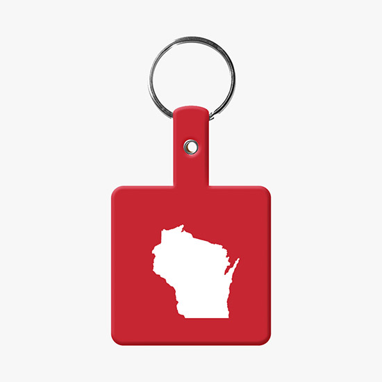 Flexible Key Tag - Square
