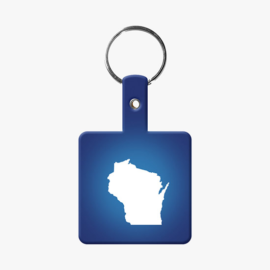 Flexible Key Tag - Square
