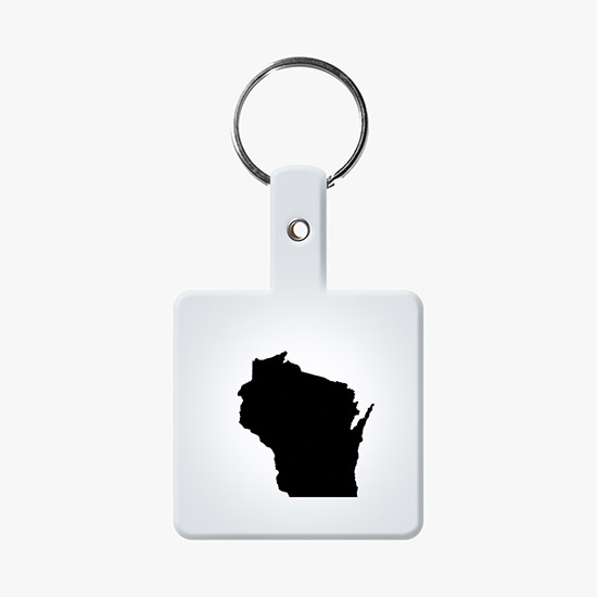 Flexible Key Tag - Square