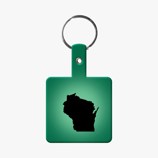 Flexible Key Tag - Square