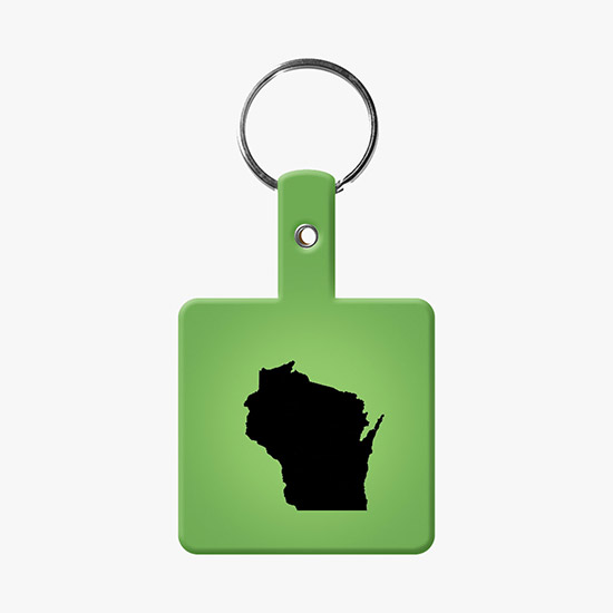 Flexible Key Tag - Square