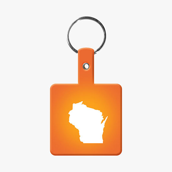 Flexible Key Tag - Square
