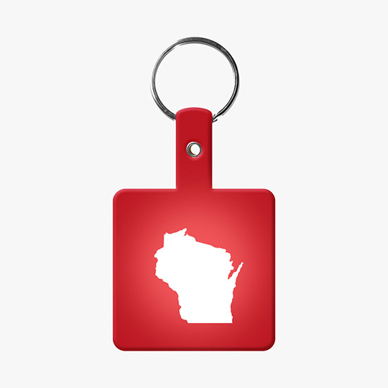 Flexible Key Tag - Square