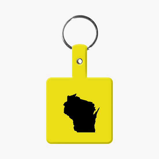 Flexible Key Tag - Square