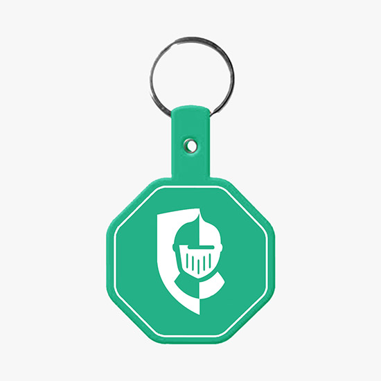 Flexible Key Tag - Stop Sign