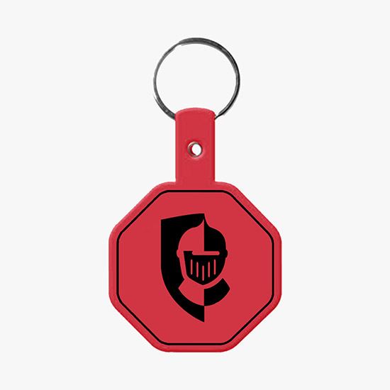 Flexible Key Tag - Stop Sign