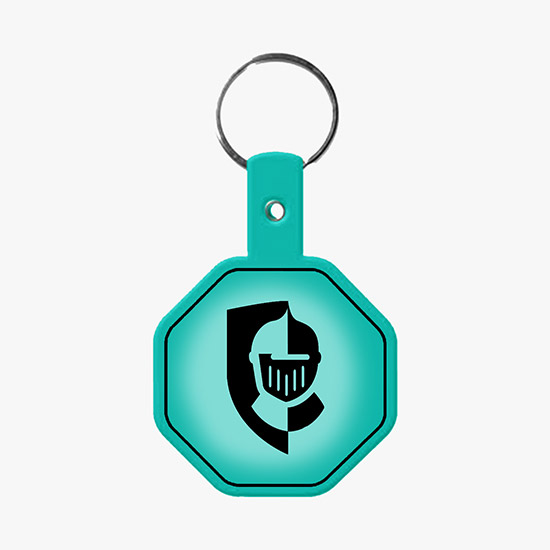 Flexible Key Tag - Stop Sign