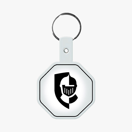Flexible Key Tag - Stop Sign