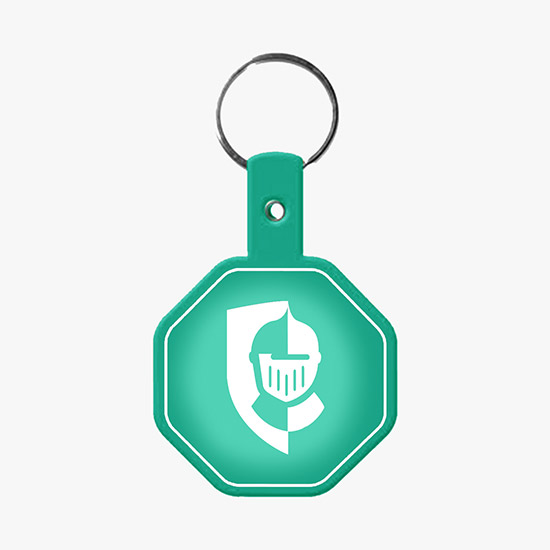 Flexible Key Tag - Stop Sign