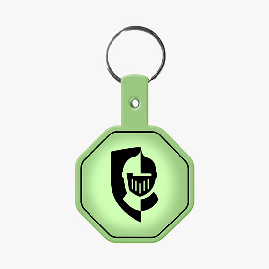 Flexible Key Tag - Stop Sign