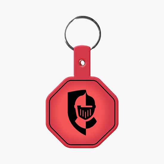 Flexible Key Tag - Stop Sign