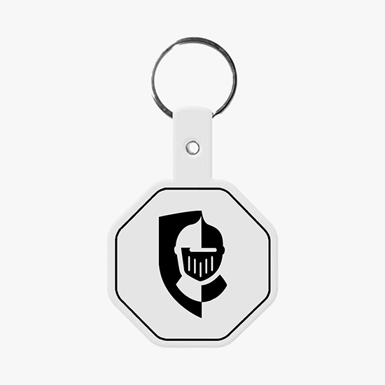 Flexible Key Tag - Stop Sign