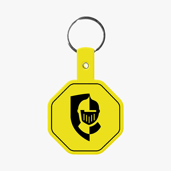Flexible Key Tag - Stop Sign