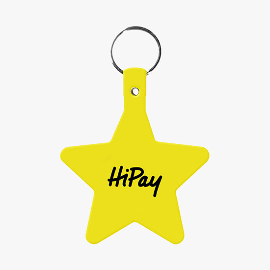 Flexible Key Tag - Star