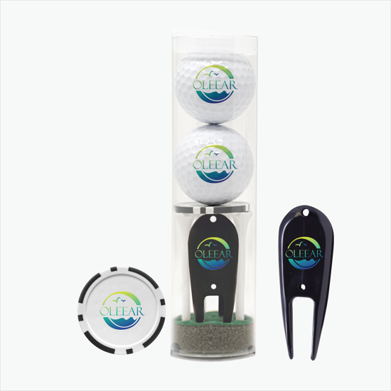 Classic 2 Golf Ball Pack with Tees Tool & Poker Chip