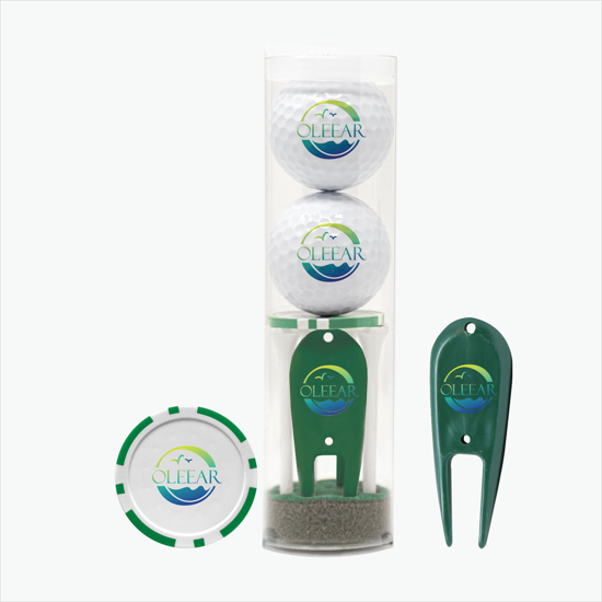 Classic 2 Golf Ball Pack with Tees Tool & Poker Chip