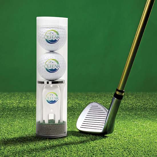 Classic 2 Golf Ball Pack with Tees Tool & Poker Chip