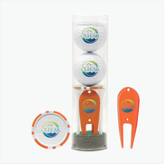 Classic 2 Golf Ball Pack with Tees Tool & Poker Chip