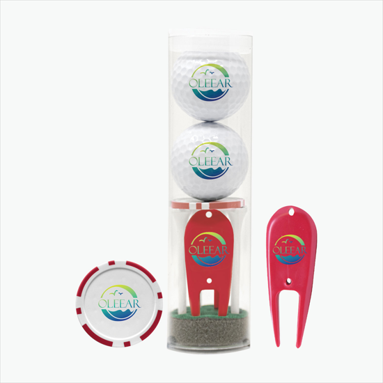 Classic 2 Golf Ball Pack with Tees Tool & Poker Chip