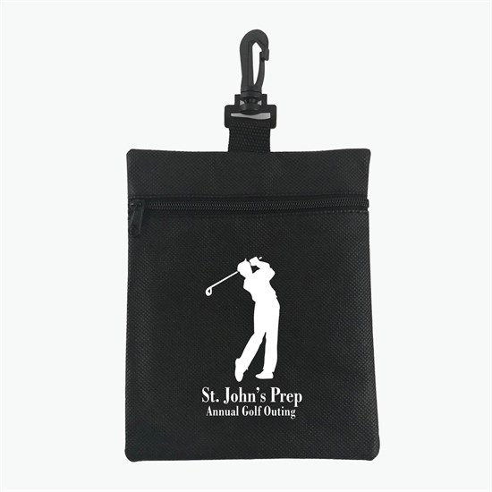 Non-Woven Zippered Sport Accessory Pouch