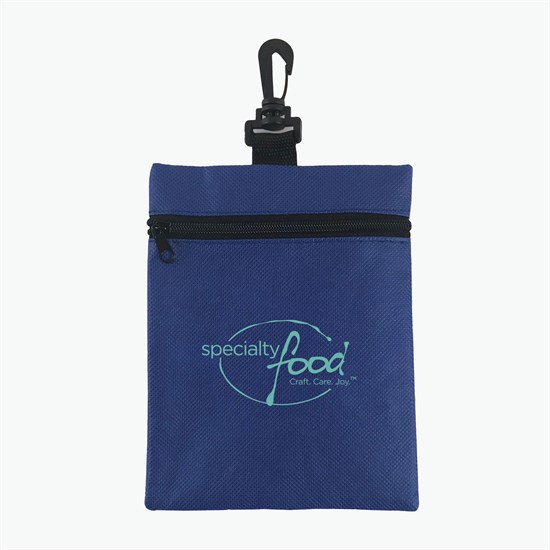 Non-Woven Zippered Sport Accessory Pouch