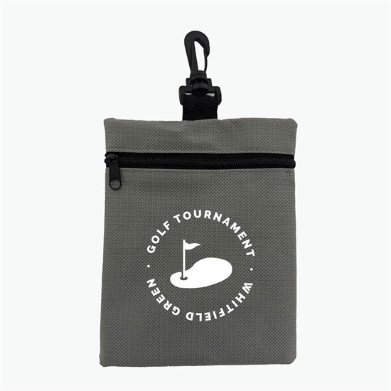 Non-Woven Zippered Sport Accessory Pouch