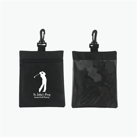 Non-Woven Zippered Sport Accessory Pouch