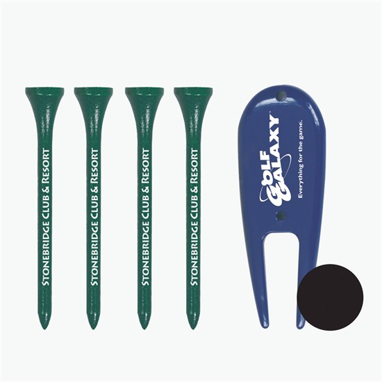 Par 4 Golf Tees and Tools Set